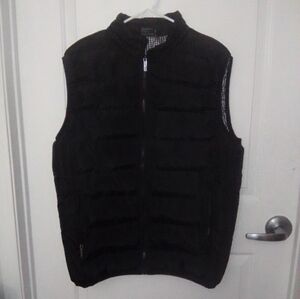 Alpine Swiss Men's Puffy Slvls High Neck Vest Sz Large